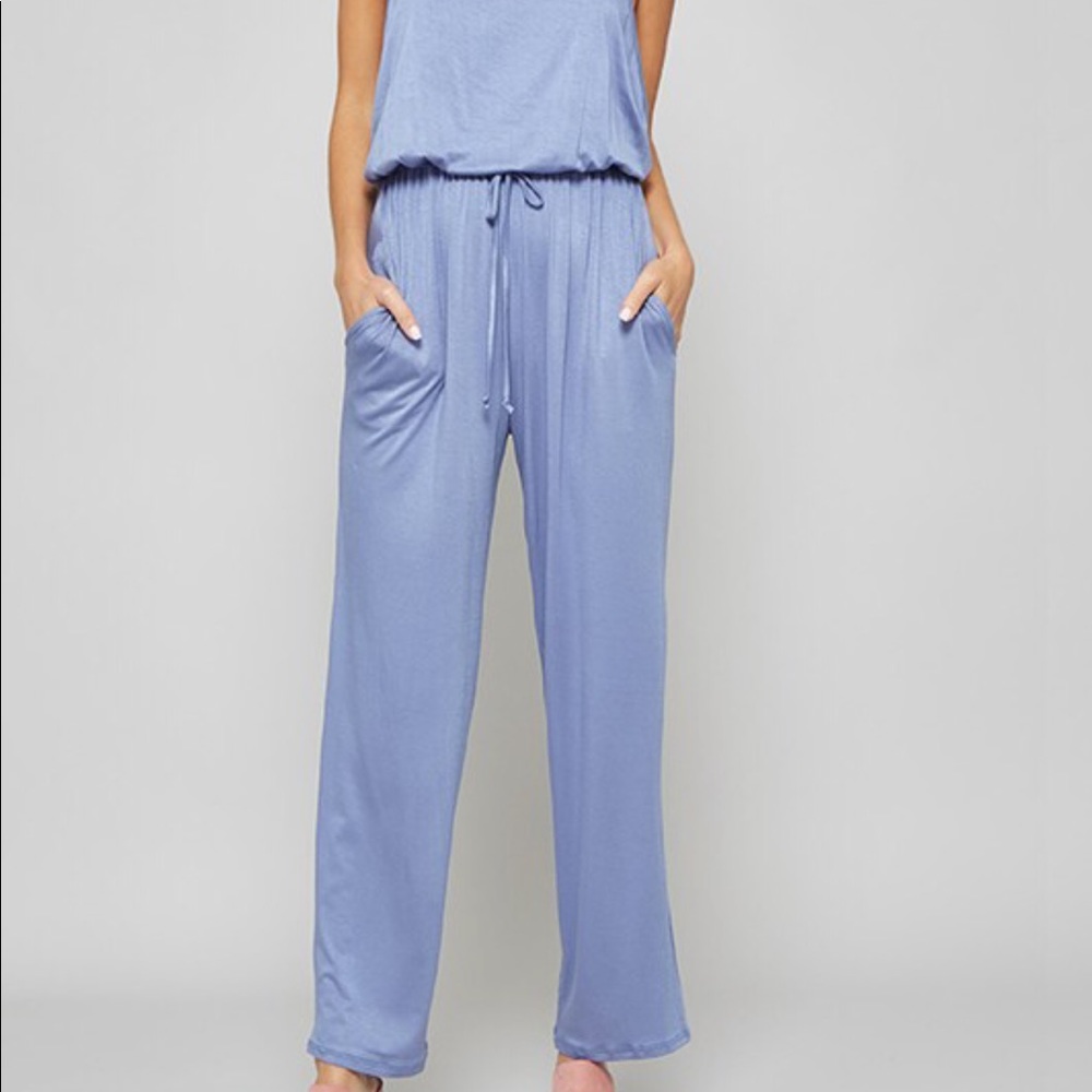 Blue pant jumpsuit - Picture 2 of 2